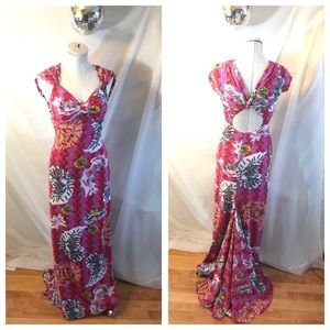 Zac Posen for Target Safety Pin Printed Gown Dress